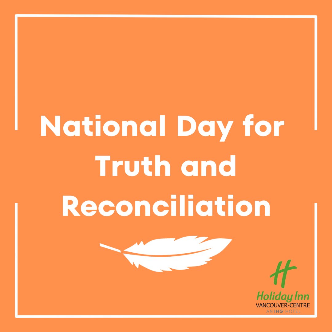 hivancouver's tweet photo. Let us use this day to educate ourselves and engage in meaningful conversations. Together, we can create a brighter future where every voice is heard, and every story is valued.
#HolidayInnVancouverCentre #ExperienceIHG #Vancouver #Canada #nationdayfortruthandreconciliation https://t.co/ZeixQxUTeq