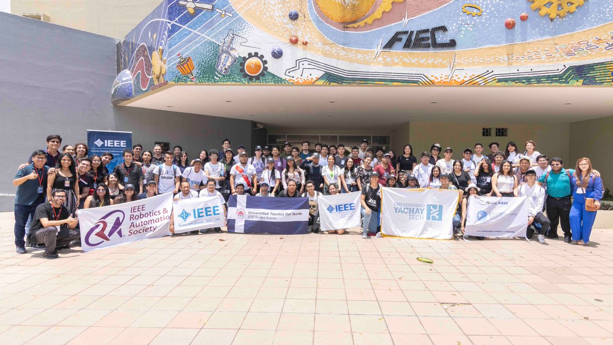espol's tweet photo. #ESPOL acogió en su campus la Reunión Nacional de Ramas IEEE del Ecuador 🇪🇨. Conoce los detalles en: https://t.co/OLCGP1az7i https://t.co/5pmjxYIkE3
