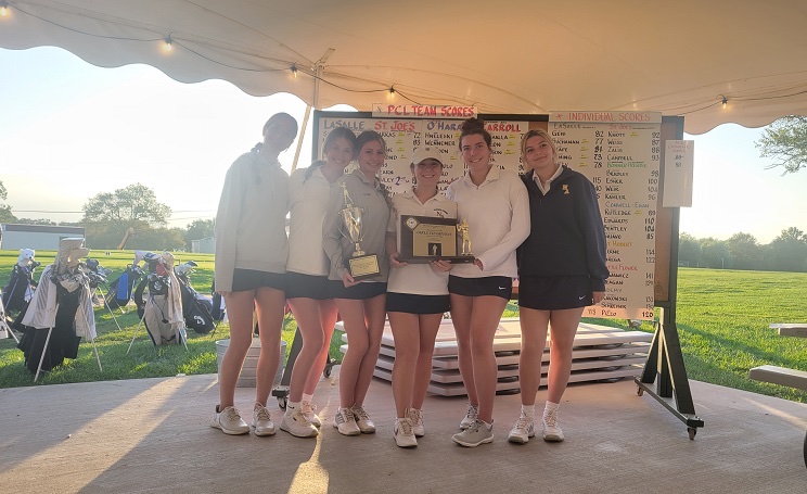 PCLAthletics's tweet photo. La Salle College &amp; Nazareth Academy Capture 2023 PCL Golf Championship Titles https://t.co/fGyecaKTiP @LaSalle_Sports @SJPrep_Sports @ACHSathletics @OHara_Lions @RomanAthletics @athletics_devon @FJAthletics https://t.co/ZxshGB1tV7