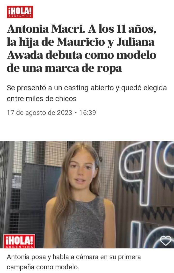 maquialifraco's tweet photo. Antonia Macri tiene 11 años y ya laburó más que Máximo Kirchner en toda su vida. https://t.co/oOcHL5FnYR