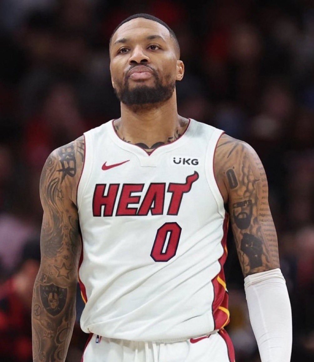 Miami Heat va a retirar el número 0 en honor a los minutos que jugó Dame Lillard con la franquicia