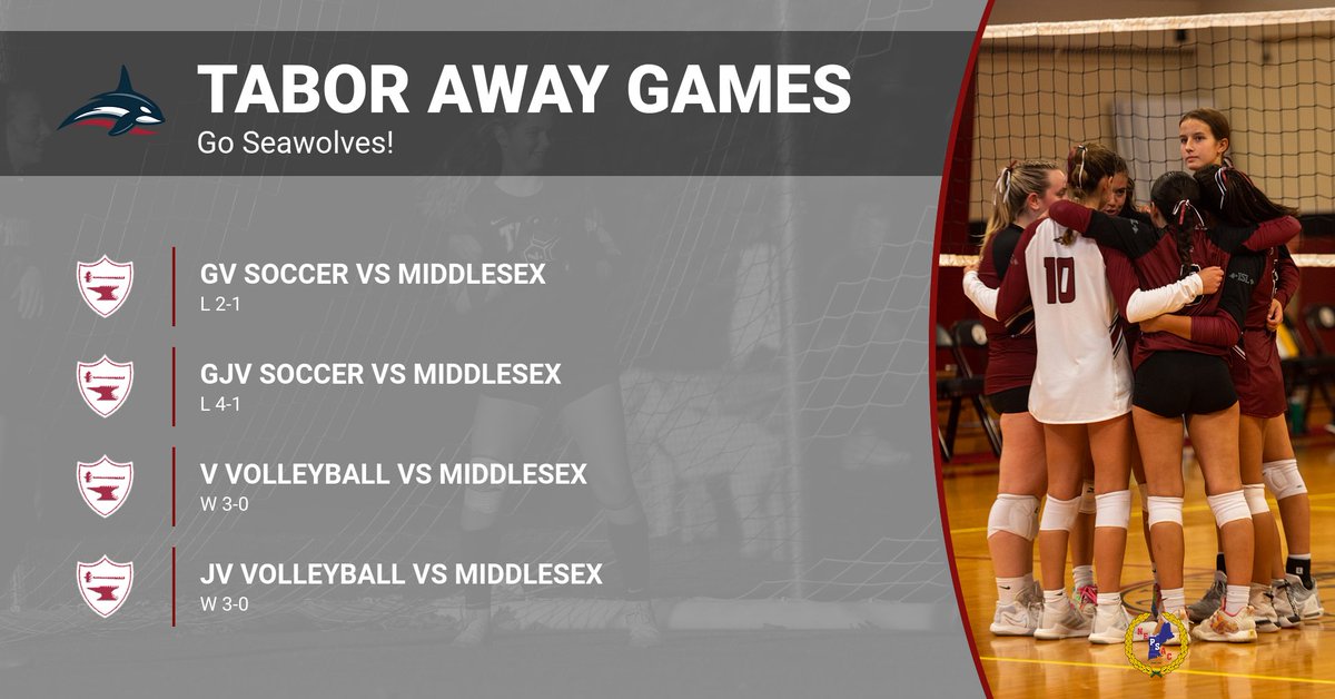 taborathletics: Scores from today vs <a href="/Athletics_MX/">Middlesex Athletics</a>  :