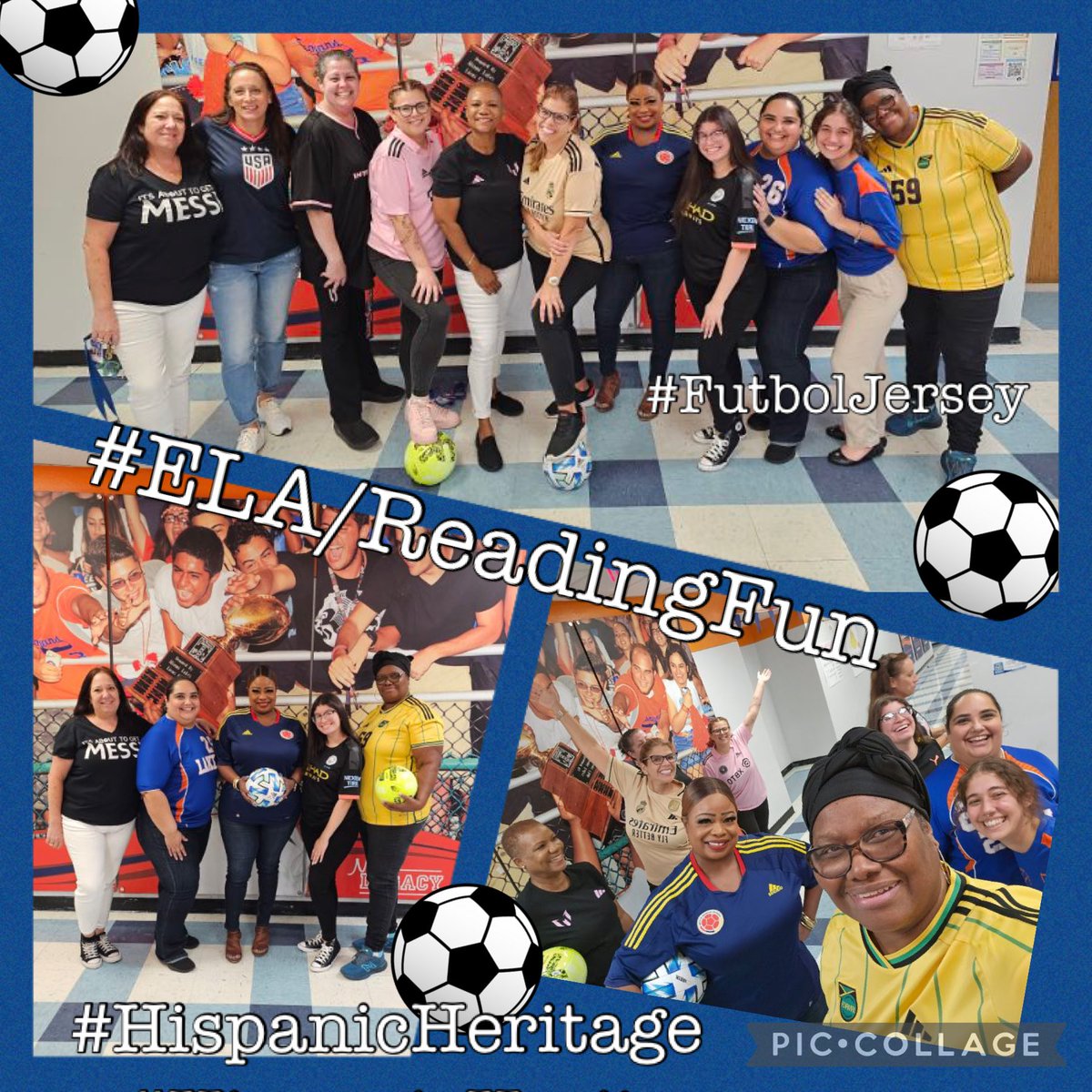 #HispanicHeritage #FutbolJersey #ELA/ReadingFun #WeareHML ⁦<a href="/HMLSrHighSchool/">Hialeah-Miami Lakes</a>⁩ ⁦@HMLActivities⁩ ⁦<a href="/J_Ramirez991015/">Juan Ramirez</a>⁩ ⁦<a href="/sosa_reyes1/">Lilibet Sosa, Ed.D.</a>⁩ ⁦<a href="/AP_ARobinson/">Dr. Angel Robinson, Ed.D</a>⁩