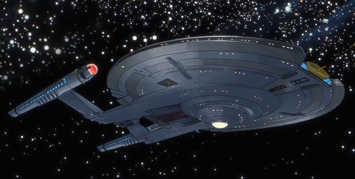 Enterprise Animation The USS ENTERPRISE-D, the