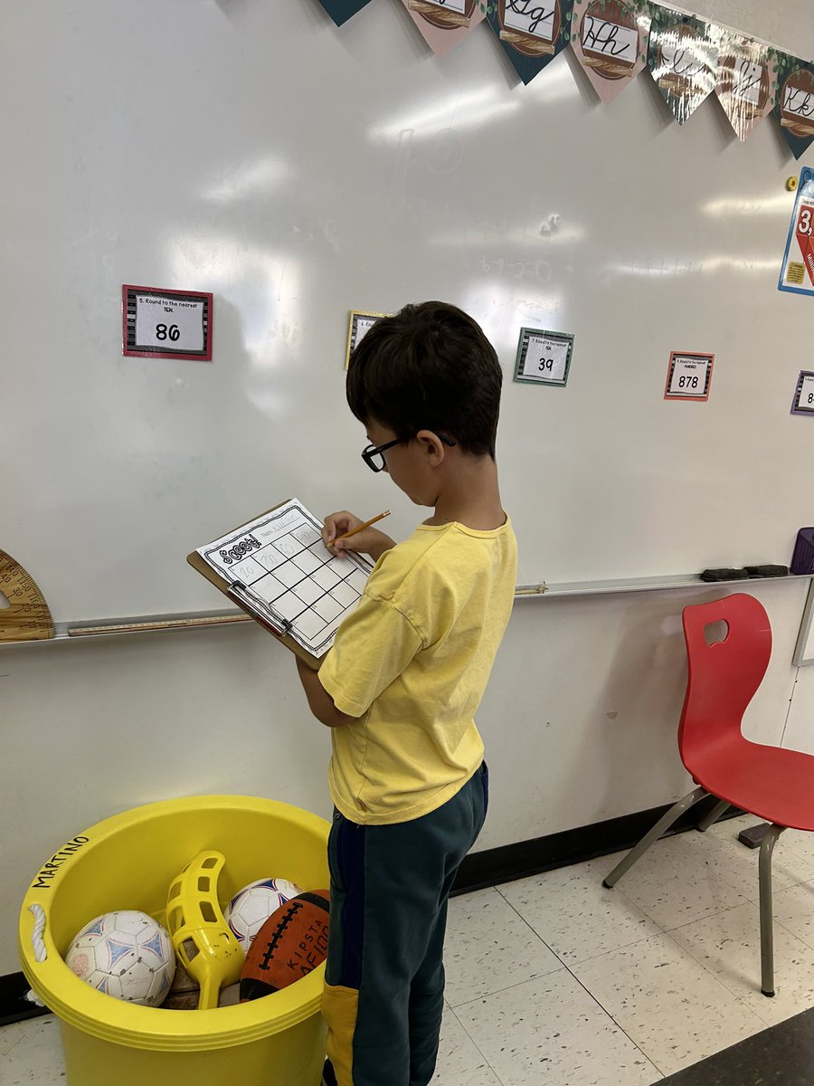 Rounding SCOOT as a review before our check in tomorrow. Movement always makes learning more fun and engaging! 

#ocsbMath 
#beSKT 
<a href="/StKateriOCSB/">St. Kateri Tekakwitha School</a>