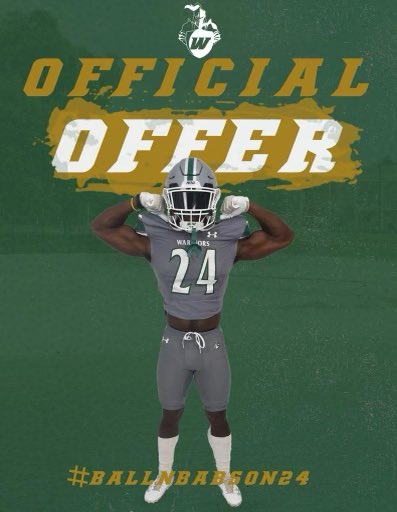 After a great conversation with <a href="/dan_pippin/">Dan Pippin</a> I’m blessed to receive my first offer from <a href="/WebberFB/">Webber Int'l University Football</a> !

@CoachJJWFHS <a href="/WestAthletics18/">West Florence Athletics</a>