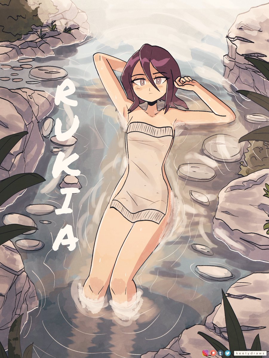keetydraws's tweet photo. Rukia Hot Springs, Final Part https://t.co/uuW27YAo97