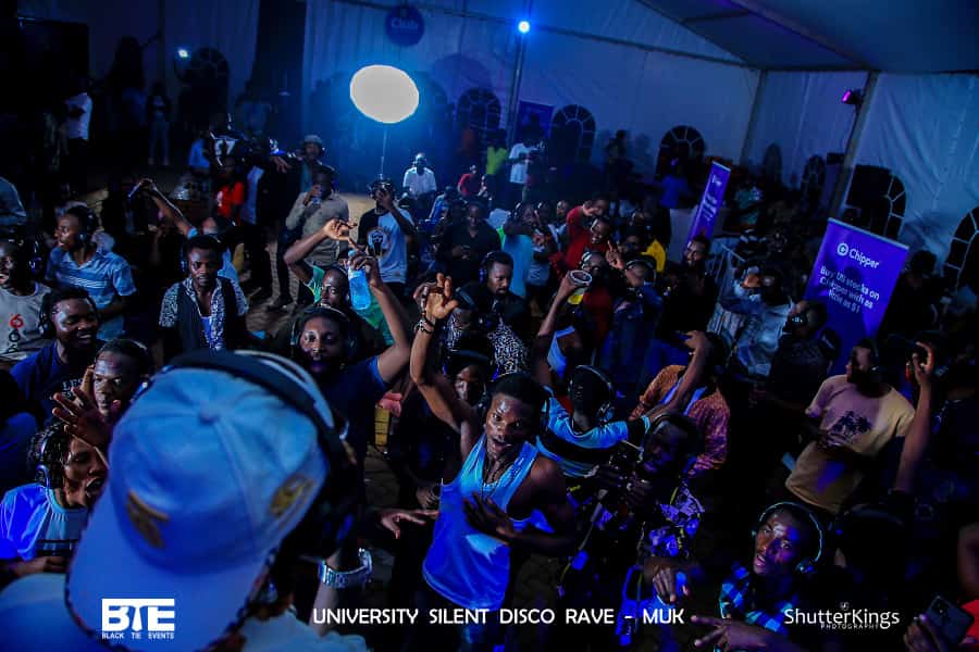 blacktieventsUg's tweet photo. Tbt #universitysilentdiscorave at Nana Hostel🎉🎉🥳🥳

It was a vibe...🥳 https://t.co/Q7zeoWmOhL