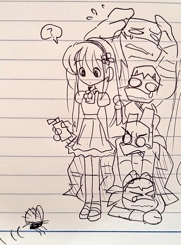 Raph:…helen! We're at the end of our rope! Take this 🪳 down!😭💦 