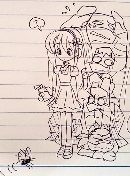 Raph:…helen! We're at the end of our rope! Take this 🪳 down!😭💦 
