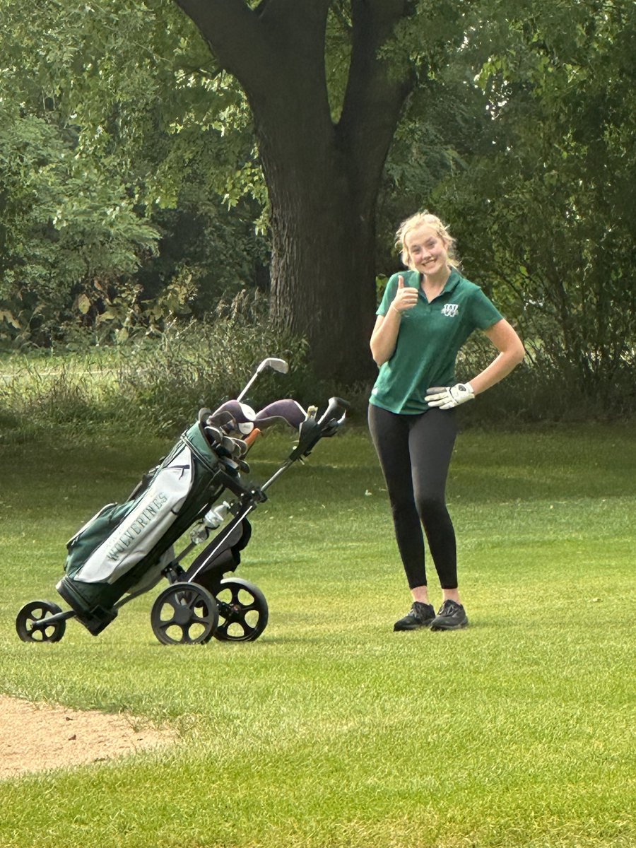 WUHSGirlsGolf's tweet photo. Congratulations to Grace Rupert for advancing to WIAA Sectional competition! https://t.co/TJuyp2NNap