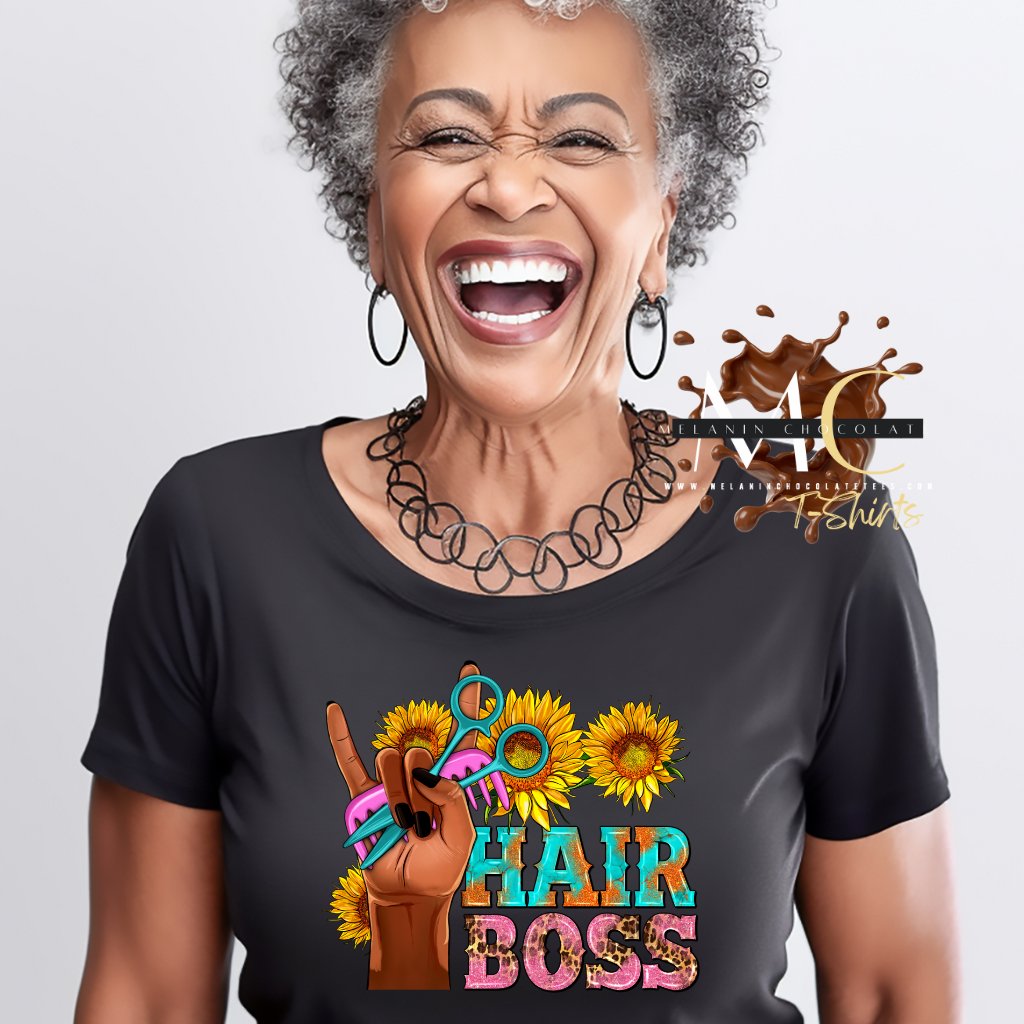 Where are my hair stylist's at? This retro western shirt is just for you! 
.
melaninchocolatetees.com/products/hair-…
.
#blackhair #blackhairstylist #hairstylist #hairboss #beautician #loctician #melaninchocolatetees #chocolatemelanintees #love