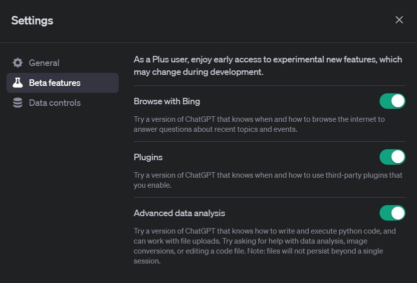 andrewevans1811's tweet photo. So ChatGPT is now connected to the internet in REAL TIME via Browse with Bing. Things are about to get pretty interesting! #ChatGPT #ChatGPTPlus #OpenAI https://t.co/6kkhiPpgCd