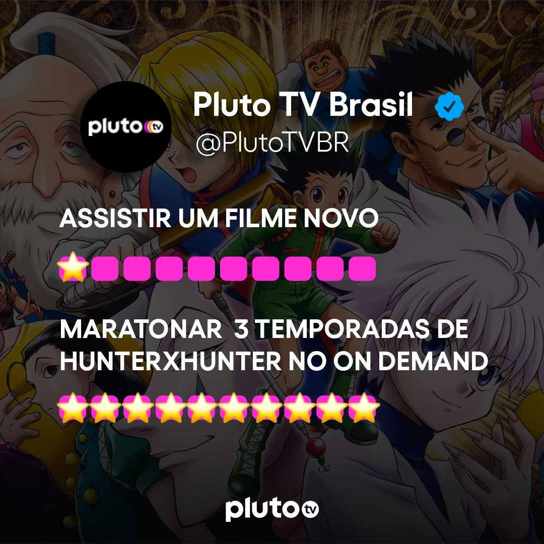 Hunter x Hunter estreia no catálogo da Pluto TV 