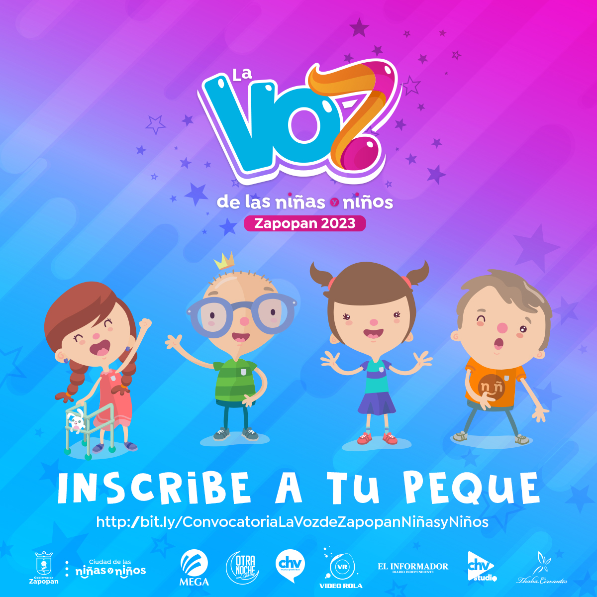 ¿Tu hija o hijo tiene talento musical?  🎙

Es momento de que inscribir a tu peque al concurso de canto más grande de Zapopan. Checa la convocatoria aquí 👇 y no dejes pasar esta oportunidad. 👧👦

📌 bit.ly/ConvocatoriaLa…

<a href="/otranochetv/">otranochetv.com</a>