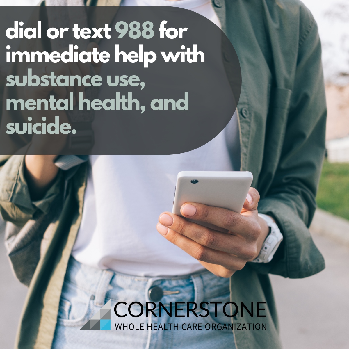 CWHO_Inc's tweet photo. Did you know that #988 can help with more than suicide? For help with #substanceuse and #mentalhealth, text or call 988.

https://t.co/joFNWT91nM
.
.
.
#recovery #recoveryispossible #restorefamilies #cwho https://t.co/Zu59mTz9zI