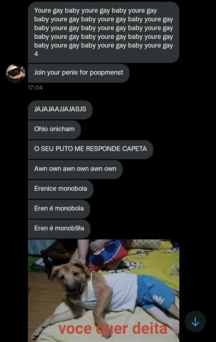 que SAUDADE desse viado