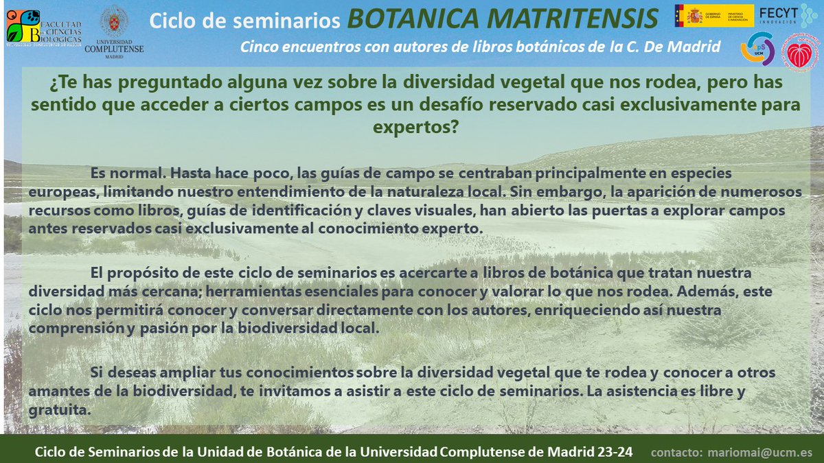 Además el ciclo nos brindará la oportunidad de conversar con los autores, profundizando nuestra comprensión y pasión por la biodiversidad local. ¡Un espacio para unir a los amantes de las ciencias naturales y fomentar la participación ciudadana y la cultura científica! 🌿🔬