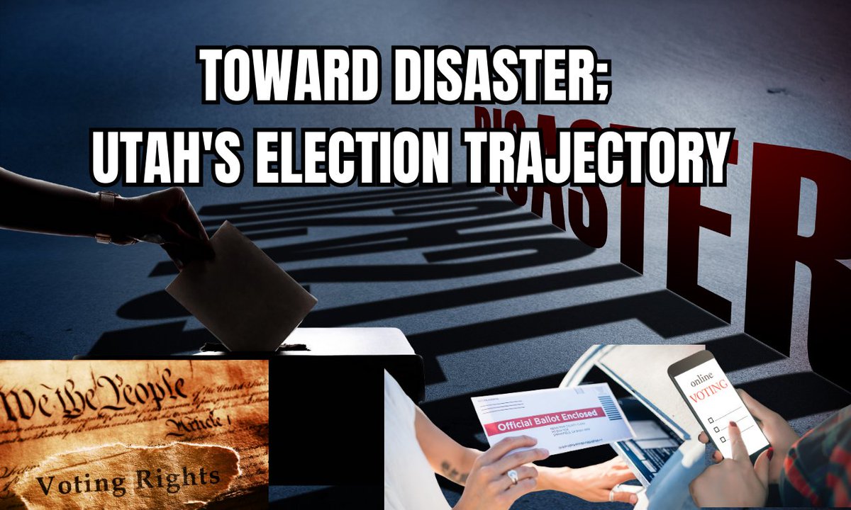 What is happening with #Utah #elections? We did a breakdown here. Let us know what you think.
utahnews.org/toward-disaste…
#utpol #blockchain <a href="/onlinevoting/">Remote Vote</a> #mailinvoting