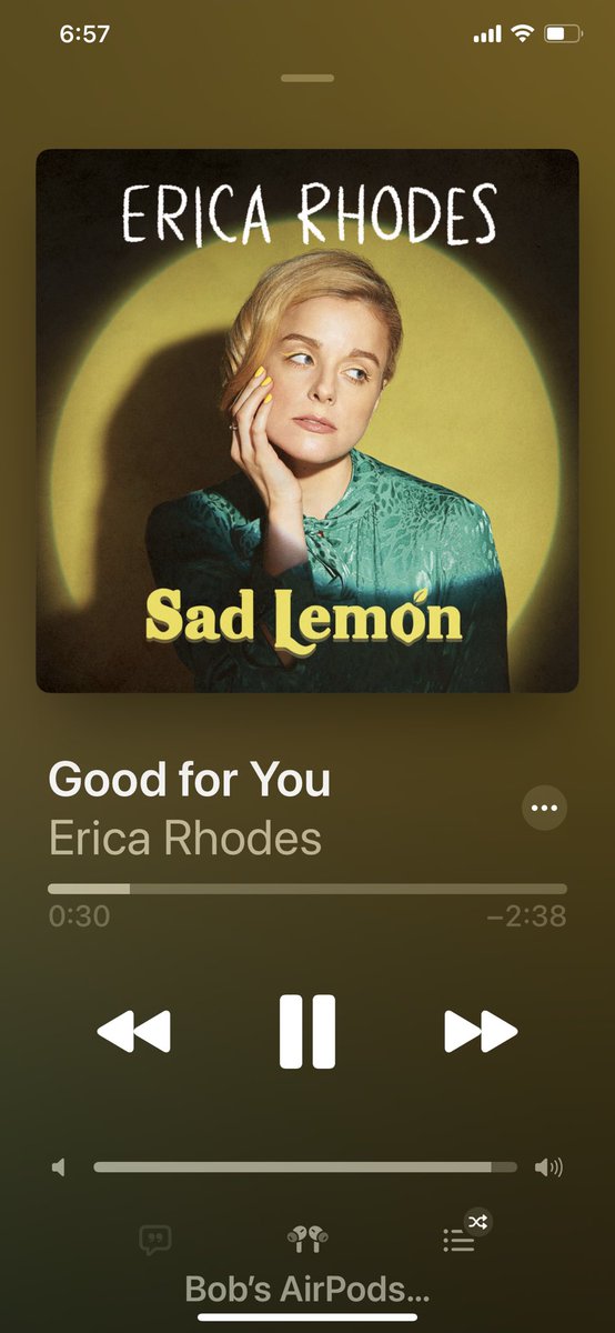 BobGlavinVO's tweet photo. @ericarhodes As a matter of fact, I’m laughing at her comedy right now @ericarhodes #SadLemon is on my shuffle on my @Apple #iphone. https://t.co/8bzJh7p57L