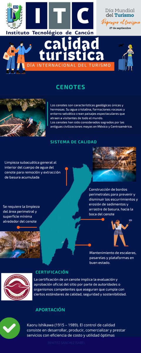 Festejamos el día del turismo en el TCNM  CANCÚN!! 
El turismo es una de las actividades de mayor relevancia a nivel mundial.
#DiaInternacionalDelTurismo 
#calidad 
<a href="/omaralpuche/">omar alpuche leal</a> 
<a href="/mapachestec/">@MAPACHESTec</a>