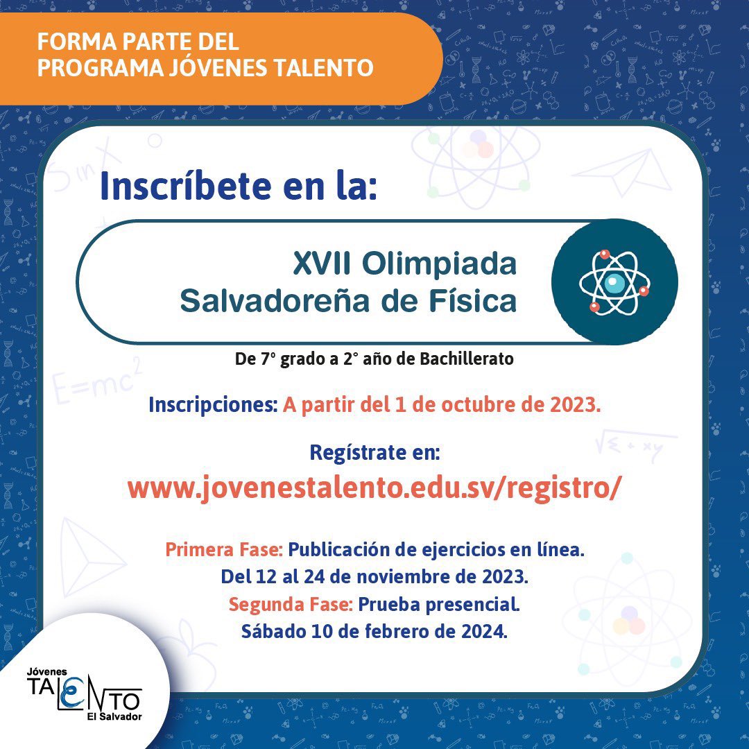 Programa Jóvenes Talento tweet media