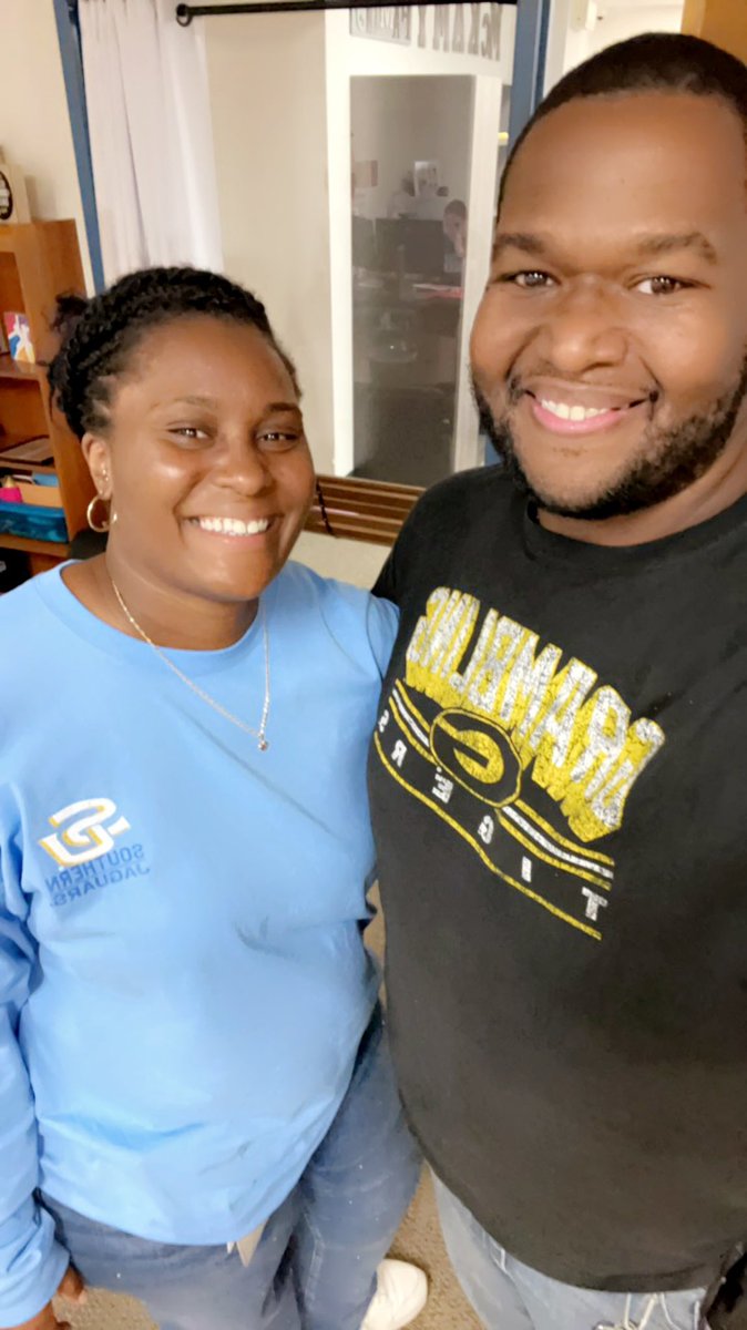 We love College Shirt Wednesday!! Nothing like a friendly competition of @Grambling1901 and @SouthernU_BR alumni @McKamyElem #HBCUWeek #LoveMcKamy @CFBISD