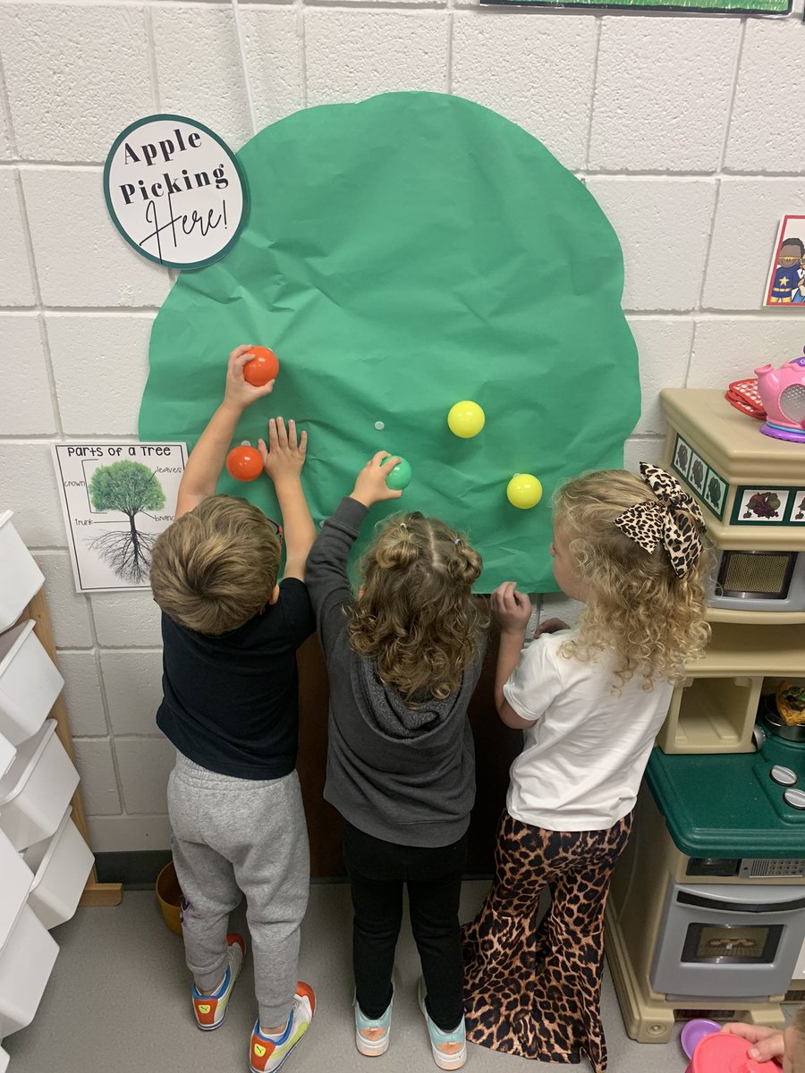MPreschoolers's tweet photo. The βTree Studyβ means itβs time for Apple Picking π³ππ #littlezeps #gozeps #preschool #dramaticplay #roleplay #mstaylor #apples #creativecurriculum https://t.co/QiqvJPzHIX