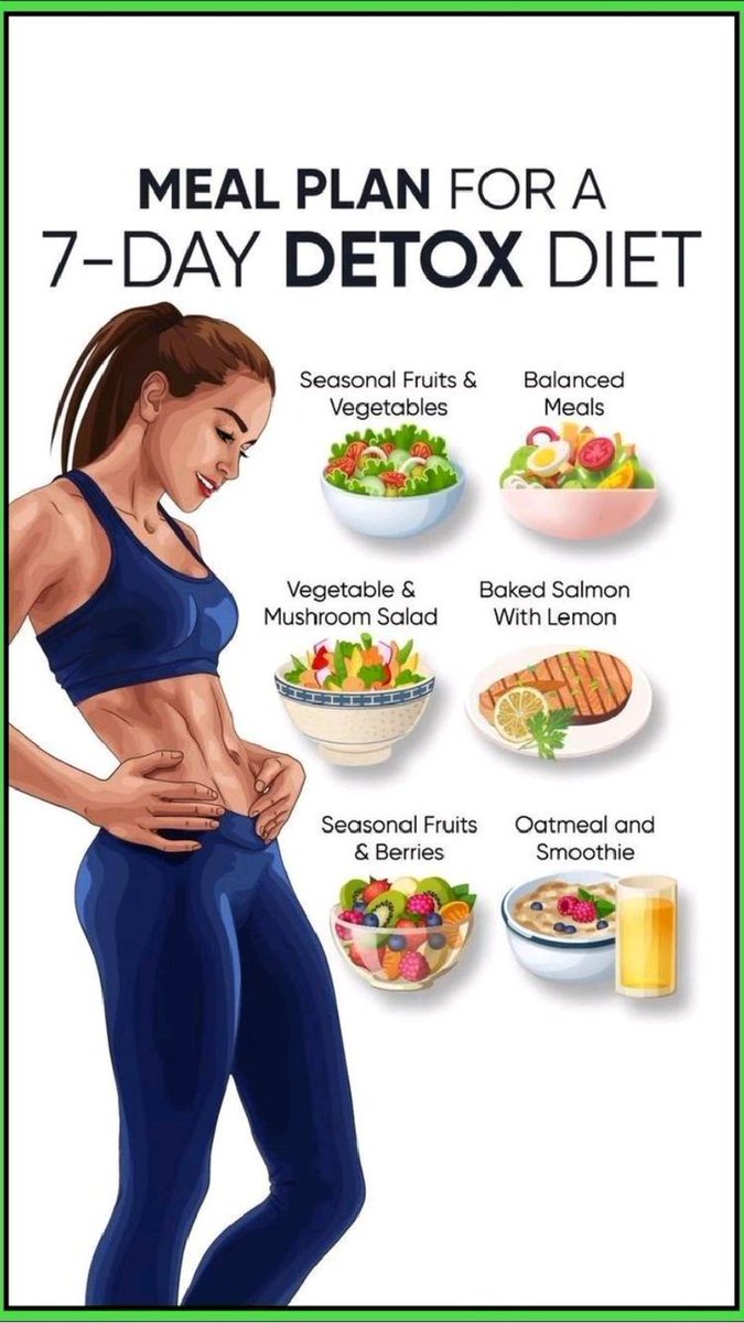 whatishealthok's tweet image. Embarking on a journey to rejuvenate and cleanse with a thoughtful meal plan detox diet! 🥗🍃💧 #DetoxJourney #CleanseAndRevive #MealPlanMagic #HealthyChoices #MindfulEating #NutritionReset #WellnessGoals #DetoxifyYourBody #EatingClean #HolisticHealth #NourishFromWithin