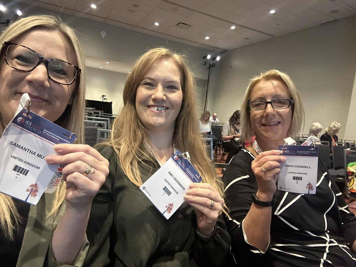 What an opportunity to have been given! Thank you <a href="/hospitalcharity/">Derby & Burton Hospitals Charity 💙</a> - we’ve made it to Toronto and day 1 of conference done! Our brains are full! So much to bring back into our practice! Amazing!! 2 days to go! #ICS2023 #urology #continence #bestpractice #newevidence