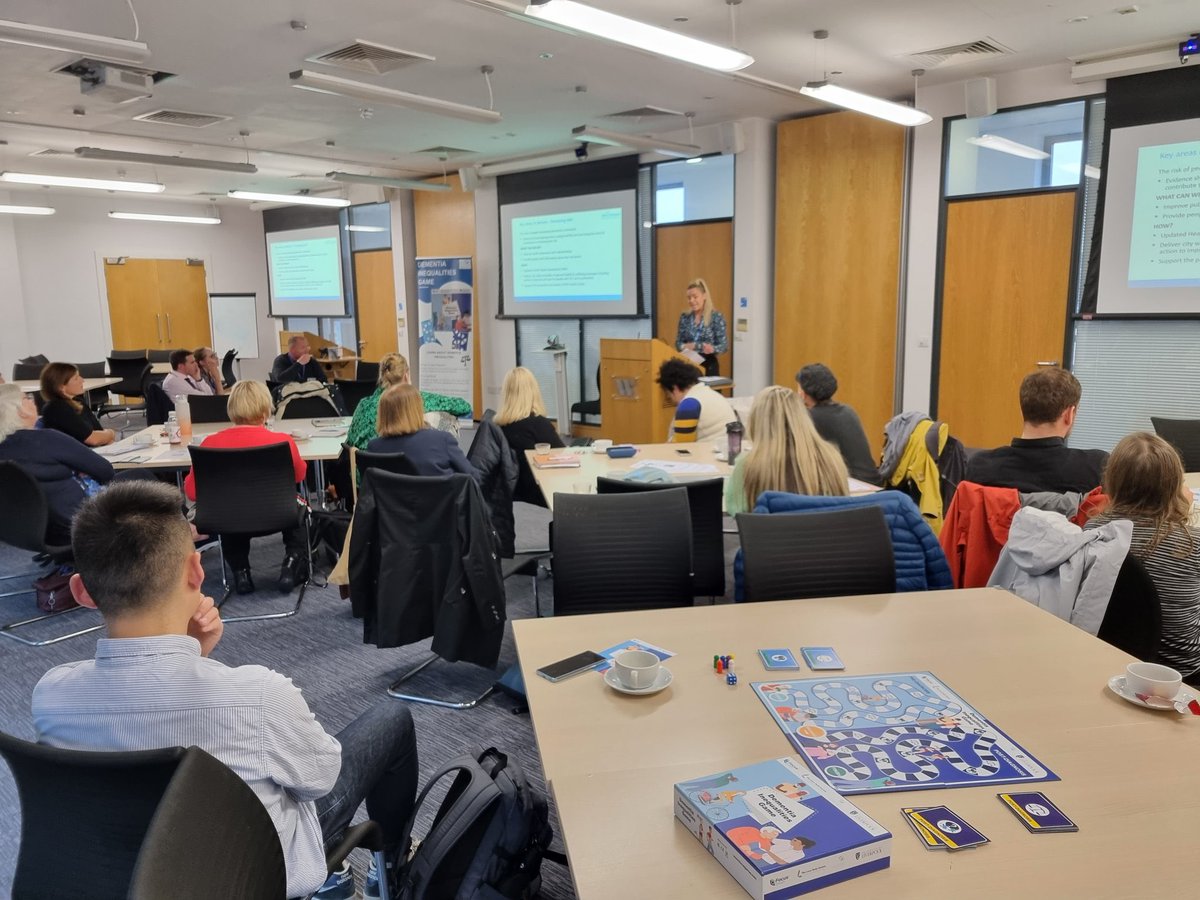 Our #LiverpoolDementia regional networking meeting sees @lpoolcouncil talk about the new Dementia Strategy and The Blue Flamingo Cafe - a community cafe for #dementia