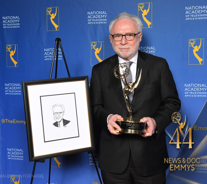 newsemmys's tweet image. Lifetime Achievement Honoree Wolf Blitzer!