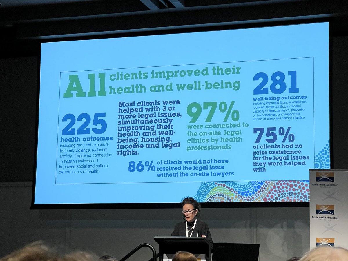 The gap in outcomes for Aust indigenous people is inexcusable. Hearing from <a href="/NACCHOChair/">Chair NACCHO Donnella Mills</a> - insights, prevention and better understanding of the amazing work of Aboriginal Controlled Health Services in #ClosingTheGap #austph2023 <a href="/_PHAA_/">PHAA is on Bluesky</a>