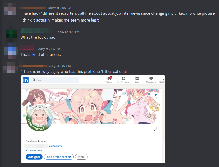 inkblotPrincess's tweet photo. incredible things are happening in discord https://t.co/kolL0pP6lg
