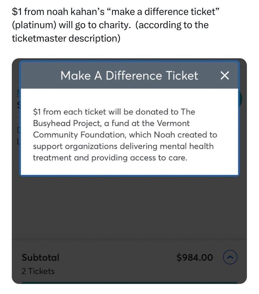 Noah Kahan is a fraud. Claiming 'charity tickets' and charging almost $500 each for them. Meanwhile, only $1 of it goes to a 'charity' aka his 'own fund which he created.' 😂😂 #noahkahanpresale #noahkahan #Noahkahantickets