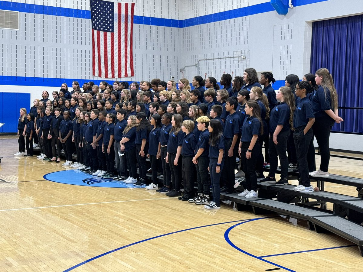 Congratulations to our choir for an amazing first concert. You sounded great!