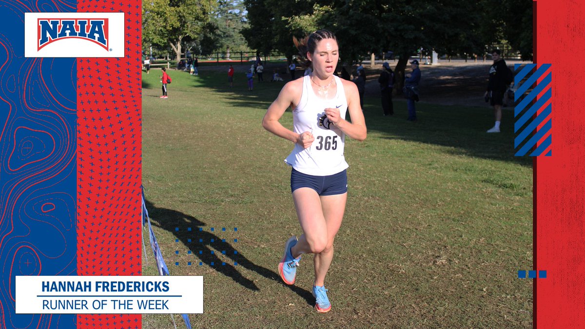 NAIA (@naia) on Twitter photo W🏃♀️
Congrats to Hannah Fredericks of <a href="/TMUAthletics/">Master’s Athletics</a>, our first two-time winner of the women's #NAIAXC Runner of the Week in 2023! Click the link below to find out more!
Read more--> bit.ly/3LAY7aL
#NAIAPOTW #CollegeCrossCountry W🏃♀️
Congrats to Hannah Fredericks of <a href="/TMUAthletics/">Master’s Athletics</a>, our first two-time winner of the women's #NAIAXC Runner of the Week in 2023! Click the link below to find out more!
Read more--> bit.ly/3LAY7aL
#NAIAPOTW #CollegeCrossCountry