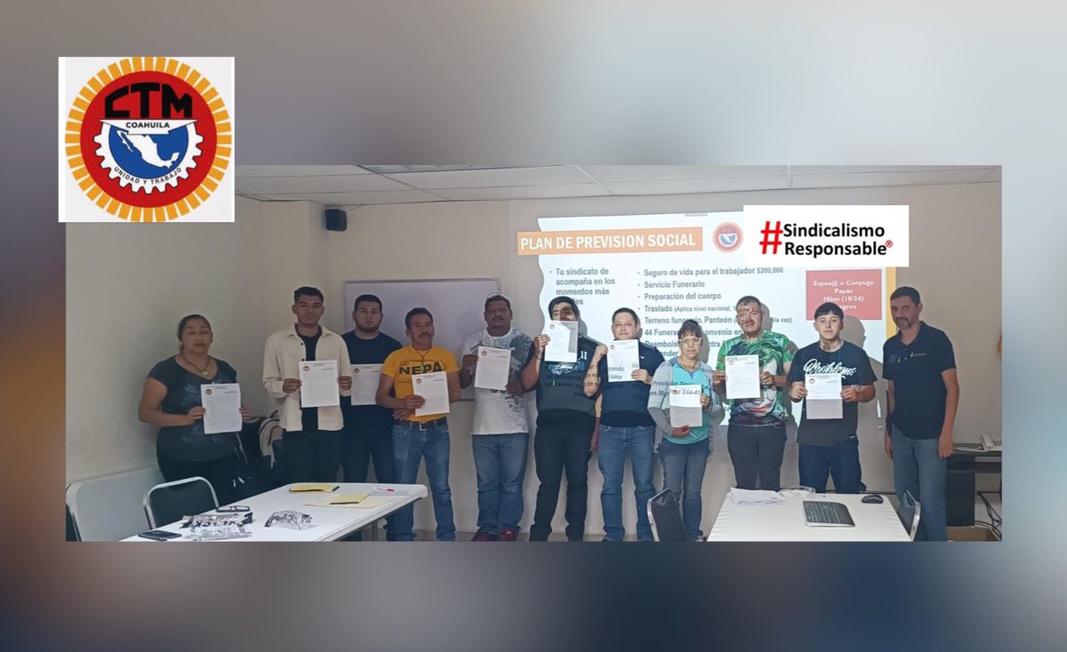 YolisPacheko's tweet photo. Se brinda inducción y se da bienvenida
A los compañeros de nuevo ingreso
Reafirmando servicios sindicales
#SomosCTM #CTMCoahuila https://t.co/jRiT4ta7d2
