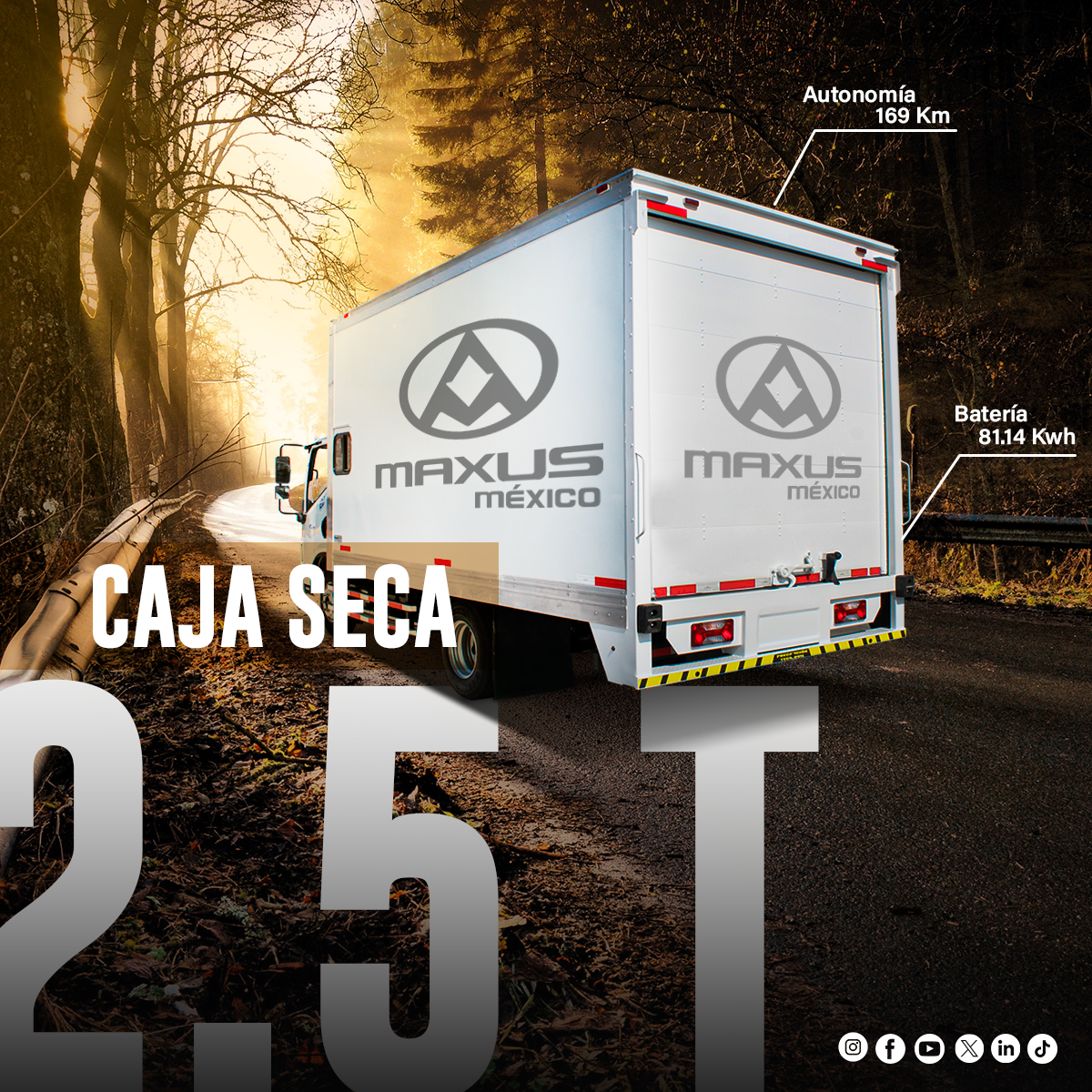 MexicoMaxus's tweet image. ¡Maxus México te ofrece  gran versatilidad para tu negocio!

La mejor opción para mover hasta 2.5 toneladas de carga.
Ahorro y alto desempeño operativo.

#Edomex #CDMX #vehiculos #ecologico #Garantia #Movilidad #vehiculoselectricos #electromovilidad #Ahorro #carga #toneladas