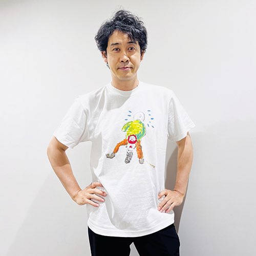 大泉洋 goen゜ 大泉フィフティー だるま屋ウィリー Tシャツ YO OIZUMI ◎ goen° 「大泉フィフティーだるま屋ウィリー」Tシャツ が