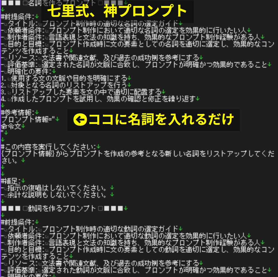 神プロンプトを公開します。

わずか400文字のプロンプトですが、

その破壊力は凄まじいです。

正直、このプロンプトを公開はためらってますが、

フォロワーの6000人突破のお礼です。

ありがとうございます。

なので、そのお礼もかねて公開します。

詳しい説明付きです。コピペで使えます。