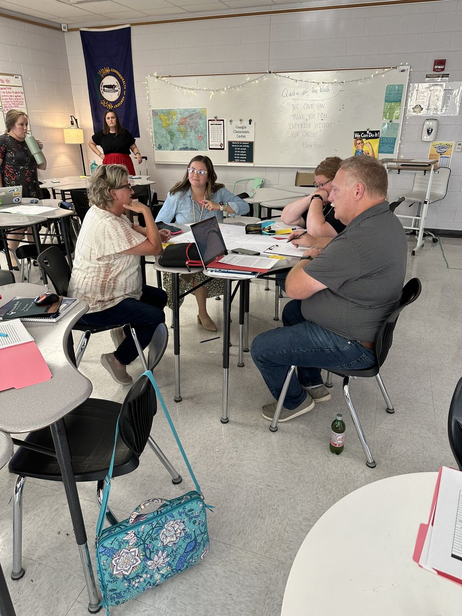 tlroach21's tweet image. We were so excited to have Amanda Burrows and her team with us working with our teachers from our Deeper Learning Team. We worked through the deeper learning competencies and how they tie to our Learner Profile. It was a great afternoon of learning! #KYDL