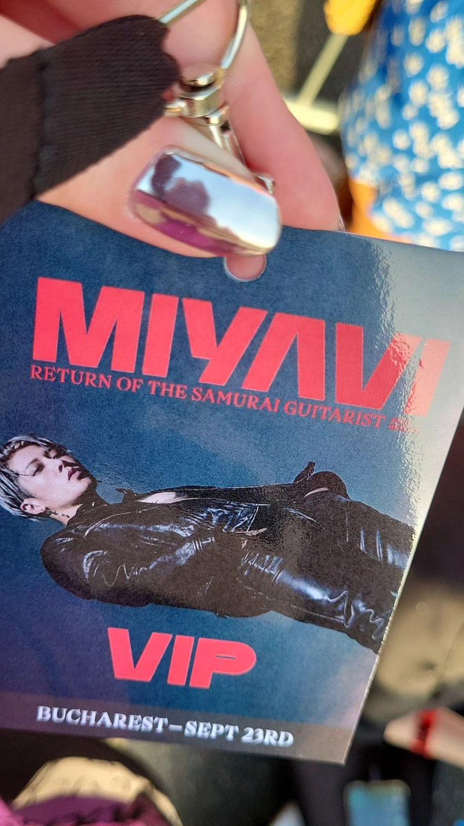 _mkxtk_'s tweet photo. Miyaviさん ありがとうございます♥ 楽しかった！✨
When a dream came true after 14-15 years of waiting.. It was all worth it! 😍 Thank you ❤️ I'll treasure these memories forever! 
⭐September 23rd
📍 Bucharest 🇷🇴

#MIYAVI
#MIYAVIEUROPETOUR2023
#MIYAVI20THANNIVERSARY https://t.co/PXED2CKeiP