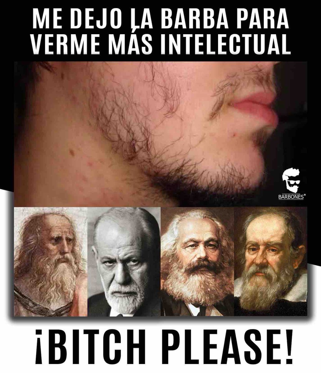 Le falta mucho por aprender… y mucha barba 

#BarbonesMX #beardman #barbon #barba #Barbones #somosbarbones #bearded #beardlove #beard #beards #beardguy #beardsman #beardup #WeNeverGoOutOfBeard #NuncaTerminaLaBarba #vollbart #bart
