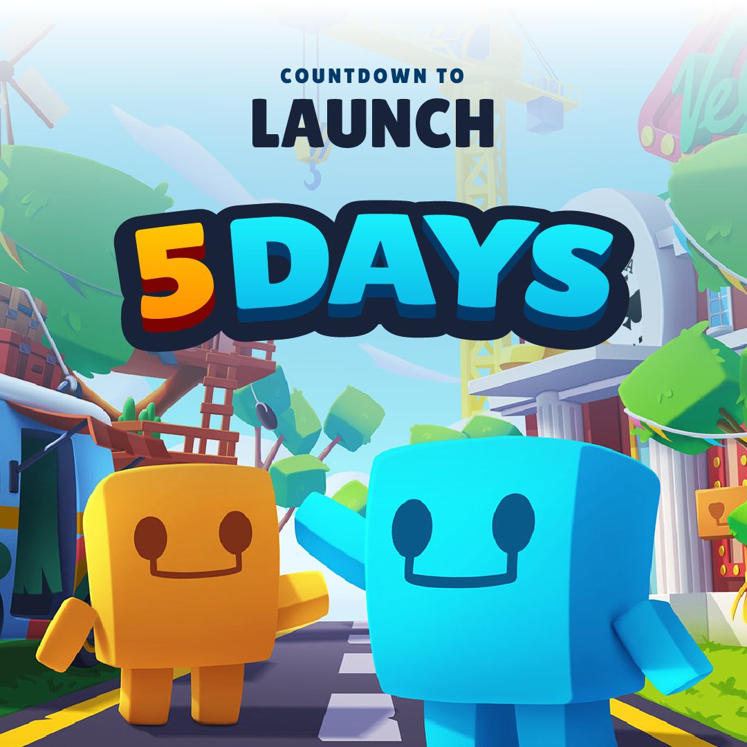 5 more days until our Early Access Launch!

#Cubieverse Early Access will be available on Android and iOS via Testflight.

What Structure are you going to build first? Comment below!

#GoodbyeCoinHuntWorld #HelloCubieverse
