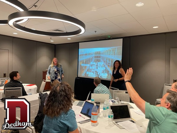 DMS Grade 7 social studies teachers Kim Randall and Lisa LeClair were presenters last week at the Investigating History Learning Institute, sharing their experience with other social studies teachers from across the state.
#DPSMiddleSchool #DPSTeaching&amp;Learning #dedhamexcellence