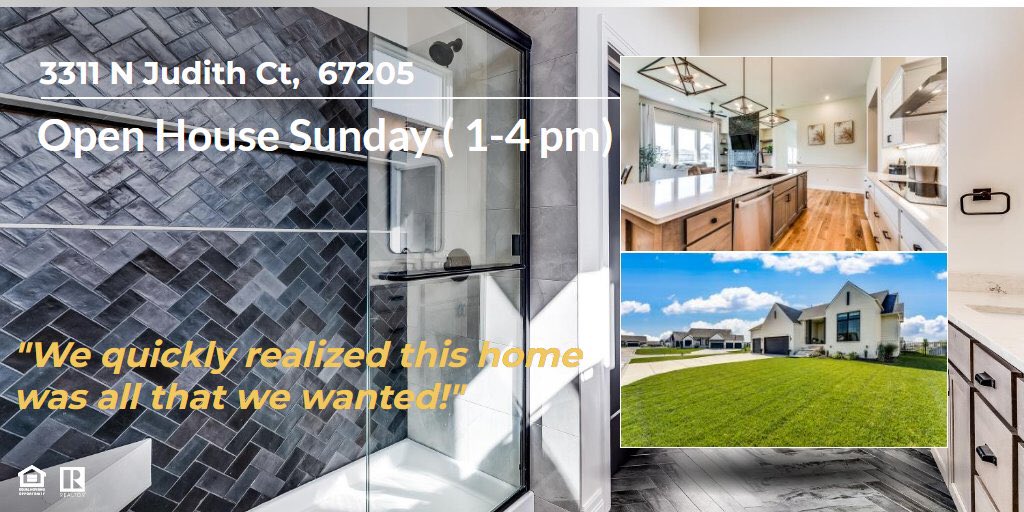 OPEN HOUSE Sunday Oct. 1st (1-4 pm)

Map 👇 Details and pics
rb.gy/6xi15

#wichitastate #wichita #wichitaflag #wichitarealestate #wichitarealtor #wichitabusiness #igwichita

#sedgwickcounty #sedgwickcountyhomes #sedgwickcountyrealestate #crypto #homes #4sale