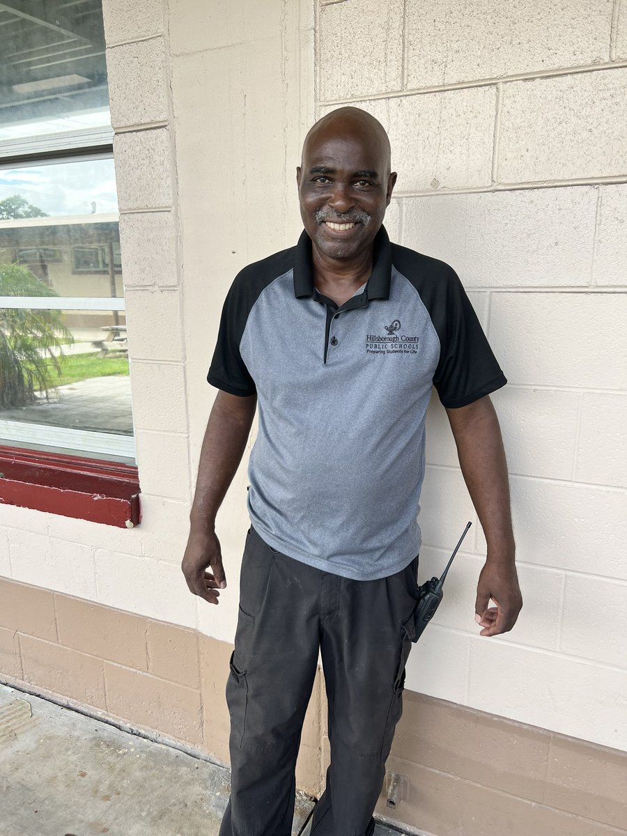 PotterEagles's tweet photo. We are so very proud of our Head Custodian Mr Leonard Snead- voted our Instructional Support Employee of the year for the second year in a row !! That is how much he is loved by our staff ❤️ #BestHeadCustodianEver #PotterPRIDE #NoGreaterPlace2B https://t.co/yZpBe2dK9Z