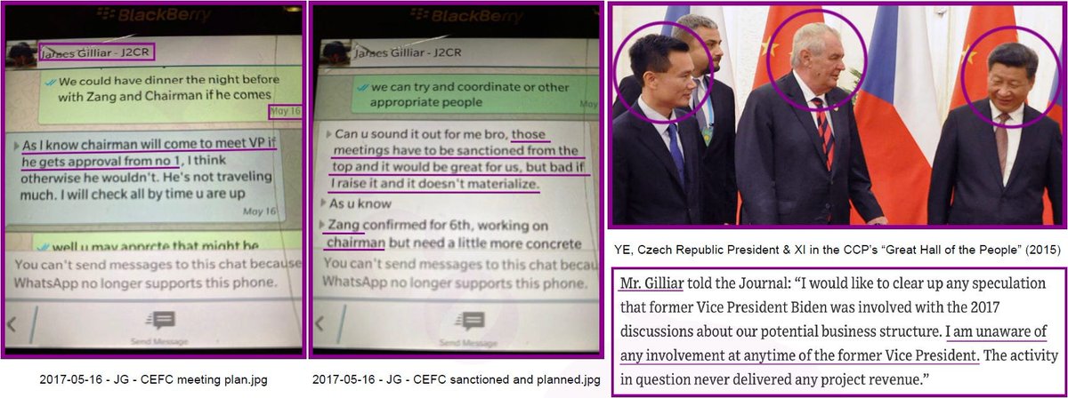 KanekoaTheGreat's tweet photo. BREAKING - President Joe Biden's brother, James Biden, told FBI agents that Hunter Biden and the Biden family attempted to help a Chinese energy company purchase U.S. energy assets while believing the Chinese company's chairman was directly tied to Chinese President Xi Jinping.

James Biden told the FBI in an interview last year about efforts by him and Hunter Biden to help CEFC China Energy buy a liquid natural gas facility on Monkey Island off the coast of Louisiana, according to explosive new documents made public Wednesday by the House Ways and Means Committee.

"James B noted that RHB [Robert Hunter Biden] portrayed CEFC to him as Chairman Ye was a protégé of President Xi," FBI agents wrote in the report.

Last October, the @MarcoPolo501c3 Report on the Biden Laptop revealed that President Xi Jinping, whom Hunter and his business partner referred to as "#1" and "no 1" in text messages, personally approved of the business partnership between CEFC China Energy and the Biden family.

Hunter and James Gilliar, his business partner, alluded to President Xi's involvement in approving meetings and ownership shares on two separate occasions.

On May 16, 2017, Gilliar told Hunter business partner Tony Bobulinski: "As I know chairman [Ye Jianming] will come to meet VP [Joe Biden] if he gets approval from no 1 [Xi Jinping]..."

The following day, Bobulinski, who later confirmed that "#1" and "no 1" referred to President Xi, expressed concerns about the Bidens potentially overruling him on corporate decisions. 

Hunter responded, "TONY that is what Zang implied - they are both [Zang Jianjun and Ye Jianming] coming to be MY partner to be partners with the Bidens. He [Zang Jianjun] has implied that the #1 [Xi Jinping] has made that clear and available to him."

In other words, the Bidens were paid millions by their Chinese energy partners, effectively operating as unregistered foreign lobbyists, in a business partnership personally approved by Chinese President Xi Jinping, which leveraged the Biden family's connections within the U.S. government to assist China in acquiring U.S. energy assets.

Just a few years ago, these actions by a President and his family would have been considered treasonous.