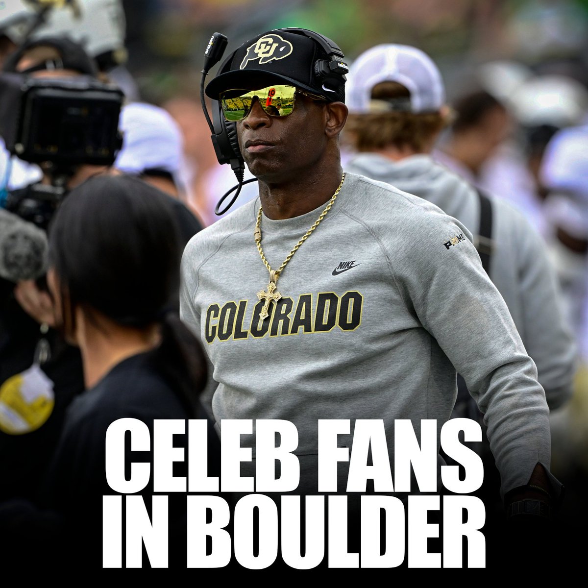 The celebrity guest list for this weekend's Colorado-USC game has been revealed, and it's LOADED 🤯

🌟 LeBron James &amp; Bronny James (USC)
🌟 Jay Z
🌟 Snoop Dogg (USC)
🌟 Lil Wayne
🌟 DJ Khaled
🌟 Matthew McConaughey
🌟 Will Ferrell (USC)

We've NEVER seen so many A-List Celebs